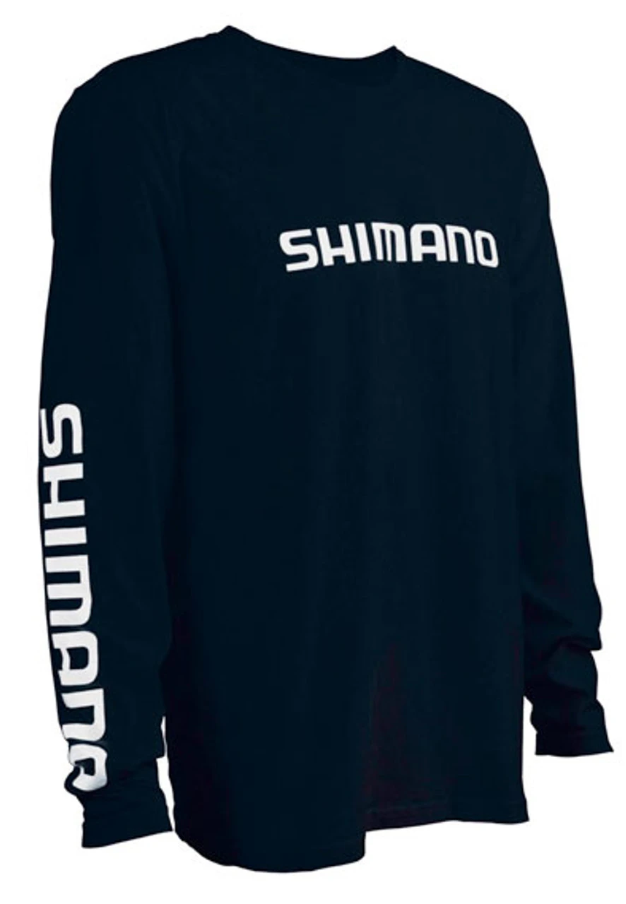 Shimano Logo Cotton Long Sleeve T-Shirts 3 Shimano Logo Cotton Long Sleeve T-Shirts - Image 3